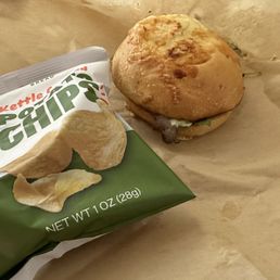 Asiago Spicy Steak Bagel Asiago Spicy Steak Bagel