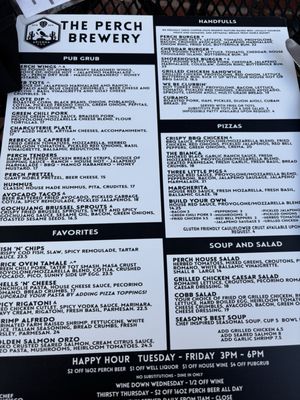 Menu photo 2 Perch Brewing Gilbert, AZ