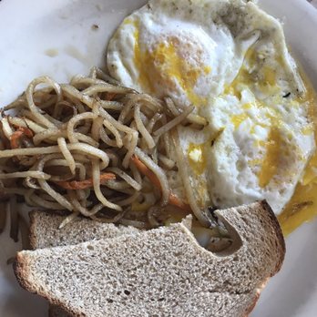 Café Eclectic - Cold toast,greasy,eggs that were ordered over medium.Never asked by our server or manager if everything was okay? Two Eggs Any Style - Breakfast & Brunch Near Me - Memphis, Tennessee