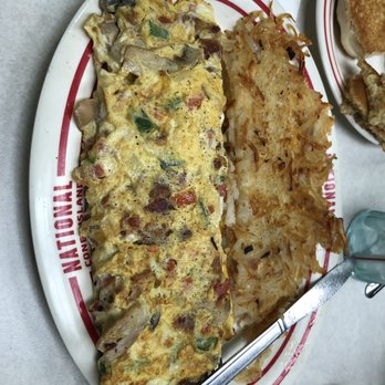 National Coney Island - 7 & Mack - Veggie omelette with bacon added - Diners Near Me - Grosse Pointe, Michigan National Coney Island - 7 & Mack - Veggie omelette with bacon added - Diners Near Me - Grosse Pointe, Michigan