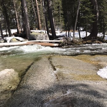 Tokopah Falls - Up river to falls a calm area - Hiking Near Me - Three Rivers, California