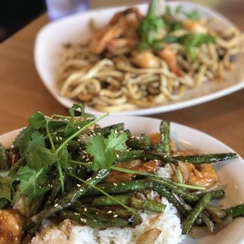 Saigon House - Shrimp garlic noodles + shrimp Veggies over rice - Vietnamese Near Me - San Leandro, California Saigon House - Shrimp garlic noodles + shrimp Veggies over rice - Vietnamese Near Me - San Leandro, California