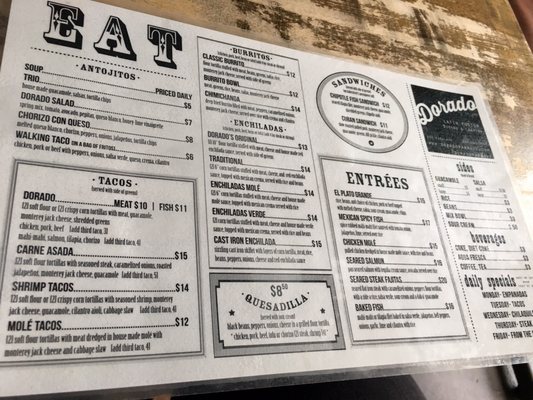 Menu photo 4 Dorado Rochester, NY
