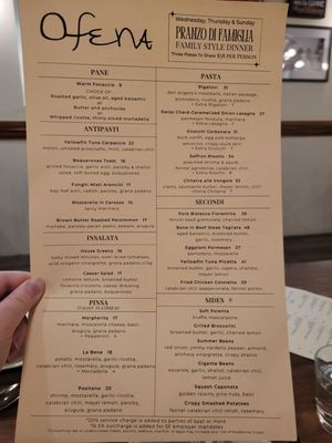 Menu photo 7 Ofena San Francisco, CA