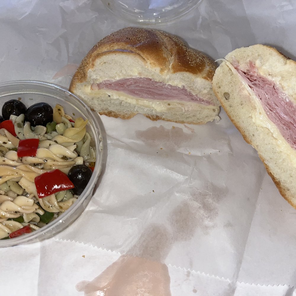 Mike's Deli & Pizza - pasta salad and Italian combo on a roll - Delis Near Me - Montgomery, New York Mike's Deli & Pizza - pasta salad and Italian combo on a roll - Delis Near Me - Montgomery, New York