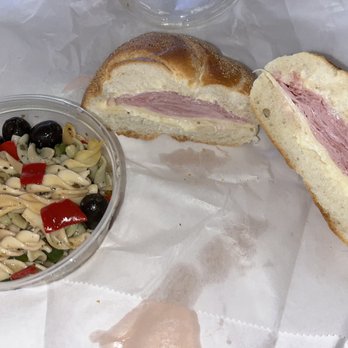 Mike's Deli & Pizza - pasta salad and Italian combo on a roll - Delis Near Me - Montgomery, New York Mike's Deli & Pizza - pasta salad and Italian combo on a roll - Delis Near Me - Montgomery, New York