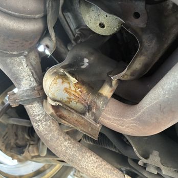 Speedline Garage - That's supposed to be a catalytic converter. - Auto Repair Near Me - Freeville, New York Speedline Garage - That's supposed to be a catalytic converter. - Auto Repair Near Me - Freeville, New York
