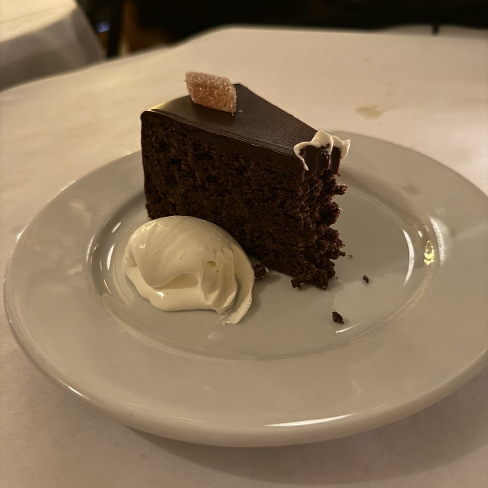 Borgo - chocolate raspberry torte - Italian Near Me - New York, New York Borgo - chocolate raspberry torte - Italian Near Me - New York, New York