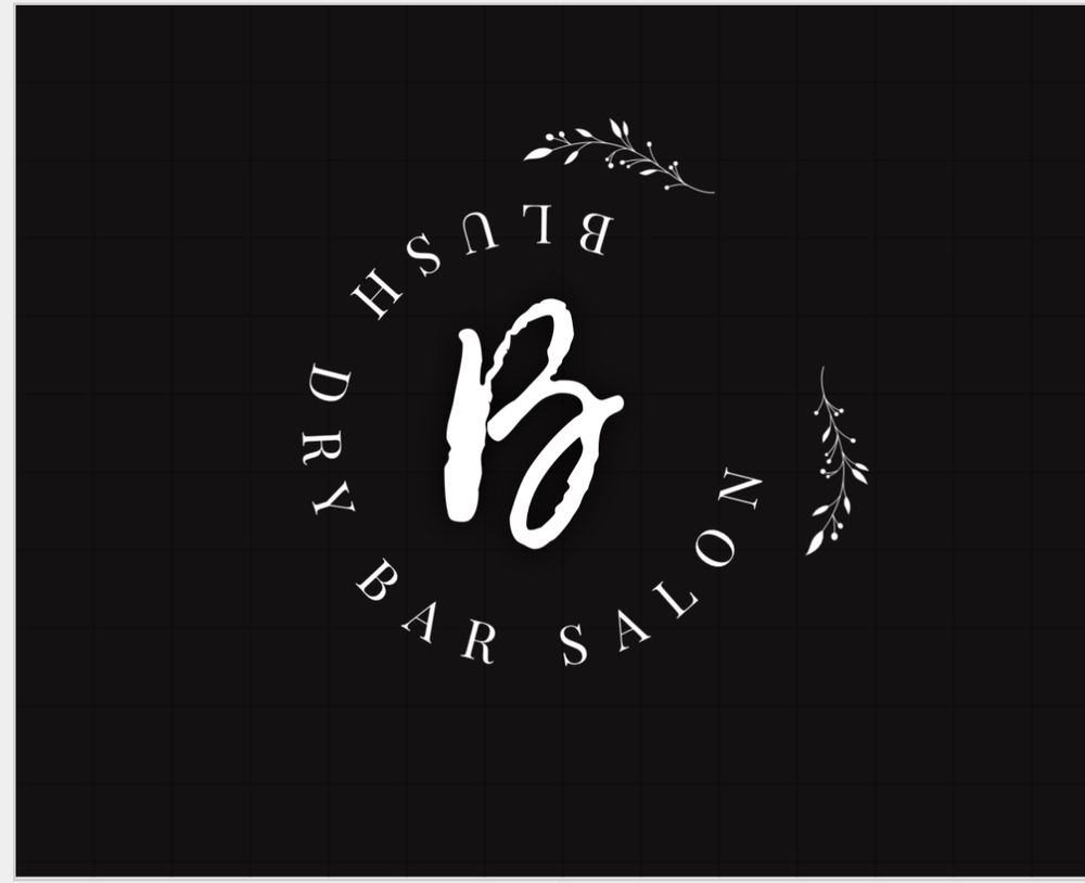 Blush Dry Bar Salon Logo