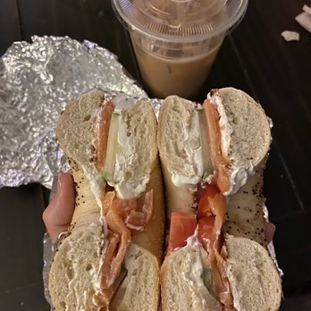The Bean 226 - The Lox Bagel (added cucumber & onion myself) - Coffee & Tea Near Me - Windsor, Connecticut The Bean 226 - The Lox Bagel (added cucumber & onion myself) - Coffee & Tea Near Me - Windsor, Connecticut