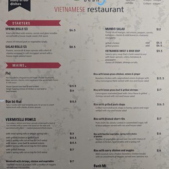 Man Bean - Menu as of July 2025 - Vietnamese Near Me - Halifax, Nova Scotia Man Bean - Menu as of July 2025 - Vietnamese Near Me - Halifax, Nova Scotia