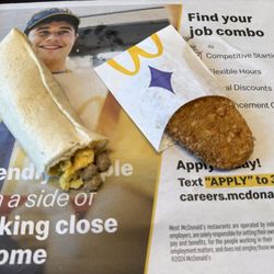 McDonald's - Sausage Burrito with hash browns
