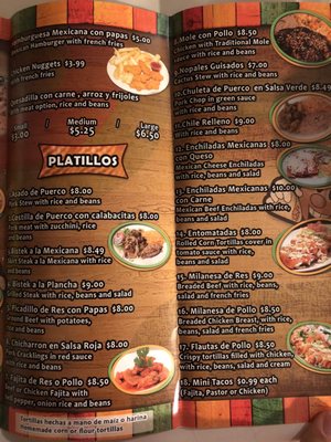 Menu photo 3 Taqueria El Naranjito Houston, TX
