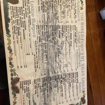 Mt Baldy Lodge - Menu - American Near Me - Mount Baldy, California