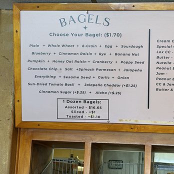 Bonjour Bagel Cafe - Menu - Bagels Near Me - Los Alamitos, California