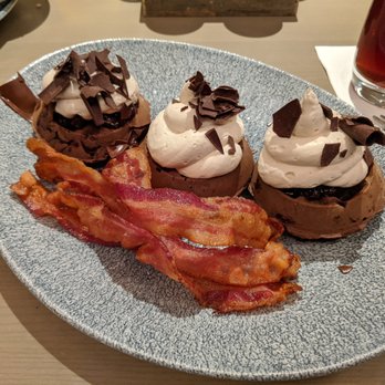 Ale & Compass Restaurant - Dark chocolate waffle $13 - American Near Me - Orlando, Florida