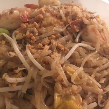 Thai Basil Restaurant - Up close and personal shrimp pad Thai - Thai Near Me - Boston, Massachusetts Thai Basil Restaurant - Up close and personal shrimp pad Thai - Thai Near Me - Boston, Massachusetts