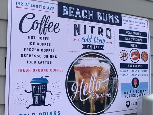 Menu photo 8 Beach Bums Cafe & Creamery Westerly, RI
