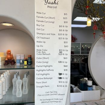 Yashi - 02.03.2024 New Year Prices - Hair Salons Near Me - Westminster, California Yashi - 02.03.2024 New Year Prices - Hair Salons Near Me - Westminster, California