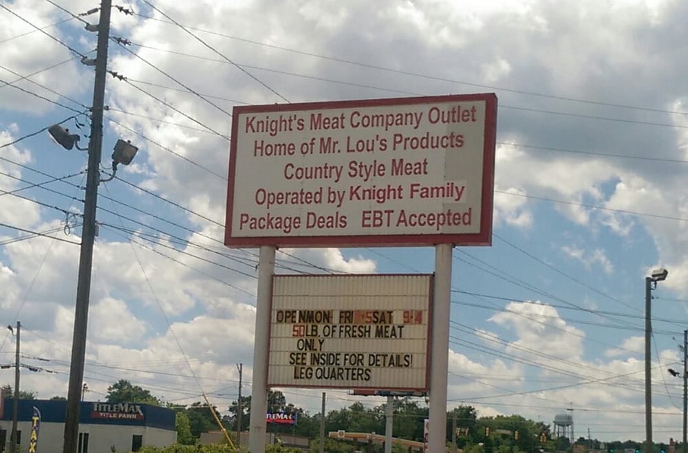 KNIGHT’S MEAT OUTLET Updated September 2024 3087 Deans Bridge Rd
