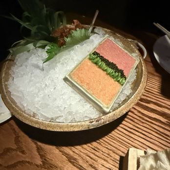 Zuma - Triple tuna salmon and caviar - Japanese Near Me - Las Vegas, Nevada