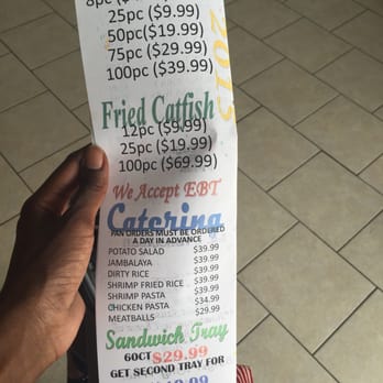 Citi Seafood - Back of menu - Southern Near Me - Harvey, Louisiana