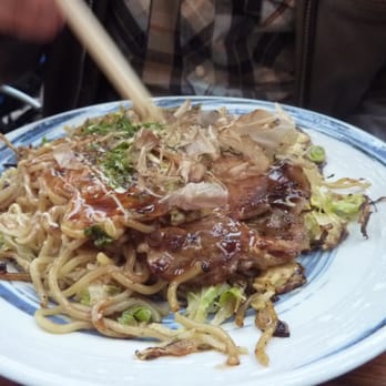 Okan Okonomiyaki - Marc's pork modern-yaki - Japanese Near Me - London, XGL Okan Okonomiyaki - Marc's pork modern-yaki - Japanese Near Me - London, XGL