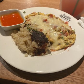Clinton St. Baking Company - Spanish Scramble and what's supposed to be hash browns - Breakfast & Brunch Near Me - Brooklyn, New York