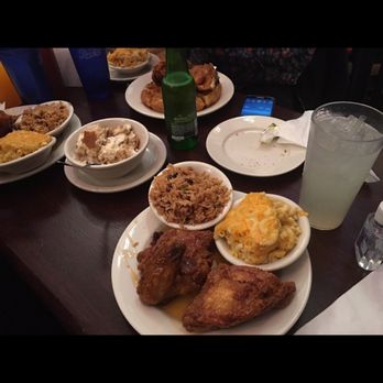 Amy Ruth's - Brown rice, Bake mac and cheese, honey chicken, banana pudding and lemonade - Southern Near Me - New York, New York Amy Ruth's - Brown rice, Bake mac and cheese, honey chicken, banana pudding and lemonade - Southern Near Me - New York, New York