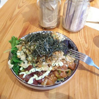 The Poke Guy - Lil poke guy with albacore and ahi. - Hawaiian Near Me - Vancouver, British Columbia The Poke Guy - Lil poke guy with albacore and ahi. - Hawaiian Near Me - Vancouver, British Columbia
