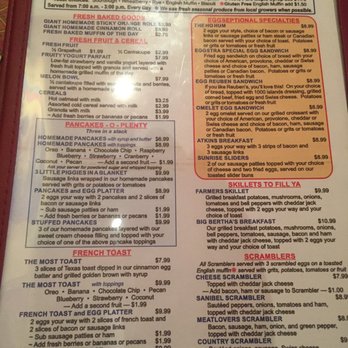 Over Easy Cafe - Breakfast menu - Breakfast & Brunch Near Me - Sanibel, Florida