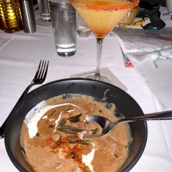 333 Pacific - Cali Mango Martini and porcini mushroom bisque - Steakhouses Near Me - Oceanside, California 333 Pacific - Cali Mango Martini and porcini mushroom bisque - Steakhouses Near Me - Oceanside, California