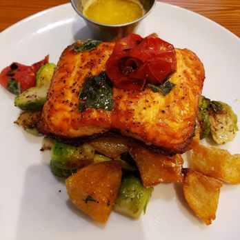 Osteria by Capri - Salmon entree - Italian Near Me - Downers Grove, Illinois
