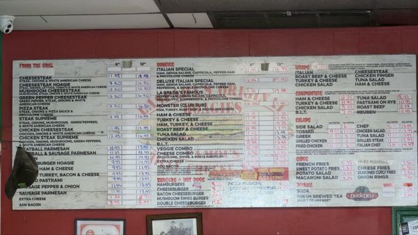 Menu photo 1 LaSpada's Orlando, FL Menu photo 1 LaSpada's Orlando, FL