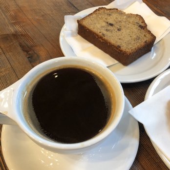 Temple Coffee - Banana nut bread with an Americano - Coffee & Tea Near Me - Sacramento, California