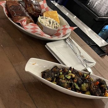 Tuckers Tavern - BBQ Ribs and roasted Brussels sprouts - Gastropubs Near Me - Beach Haven, New Jersey Tuckers Tavern - BBQ Ribs and roasted Brussels sprouts - Gastropubs Near Me - Beach Haven, New Jersey