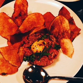 Grey Ghost - #steak #tartare looked delicious! My husband ate it all up, but unfortunately I am pregnant and just admired it from afar! - American Near Me - Detroit, Michigan