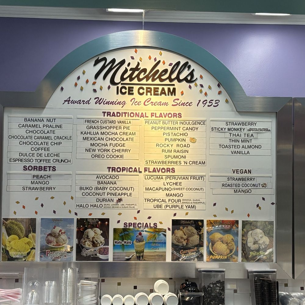Mitchells Ice Cream - Menu 1/2026 - Ice Cream & Frozen Yogurt Near Me - San Francisco, California Mitchells Ice Cream - Menu 1/2026 - Ice Cream & Frozen Yogurt Near Me - San Francisco, California