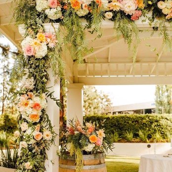 Milieu Florals - Lush gazebo decor! - Florists Near Me - Torrance, California Milieu Florals - Lush gazebo decor! - Florists Near Me - Torrance, California