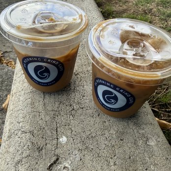 Da Morning Grind Cafe - The two iced lattes I ordered. - Coffee & Tea Near Me - Honolulu, Hawaii Da Morning Grind Cafe - The two iced lattes I ordered. - Coffee & Tea Near Me - Honolulu, Hawaii