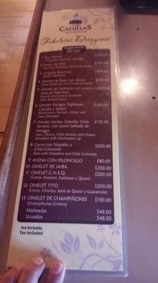 Menu photo 3 Las Cazuelas Ensenada, BCN