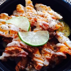 Hillsdale Food Carts - Crispy chicken from Phat Cart.