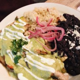 Chicken Poblano Enchiladas