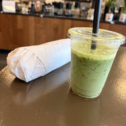 Strawberry Matcha and Special Banh Mi