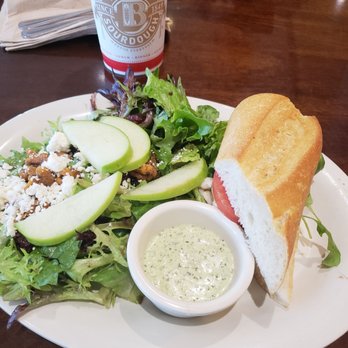 Boudin SF - Best of Boudin half sandwich and salad. - Bakeries Near Me - Vacaville, California Boudin SF - Best of Boudin half sandwich and salad. - Bakeries Near Me - Vacaville, California