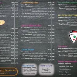 Art'Pizzanale - Menu