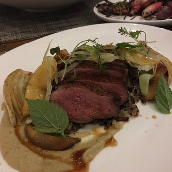 Riverpark - Spiced Pekin Duck Breast - New American Near Me - New York, New York Riverpark - Spiced Pekin Duck Breast - New American Near Me - New York, New York