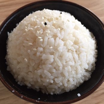 Maru Ramen - steamed rice with sesame seeds on top. - Ramen Near Me - Richardson, Texas Maru Ramen - steamed rice with sesame seeds on top. - Ramen Near Me - Richardson, Texas