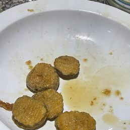 Bottom of pickle chips....so greasy