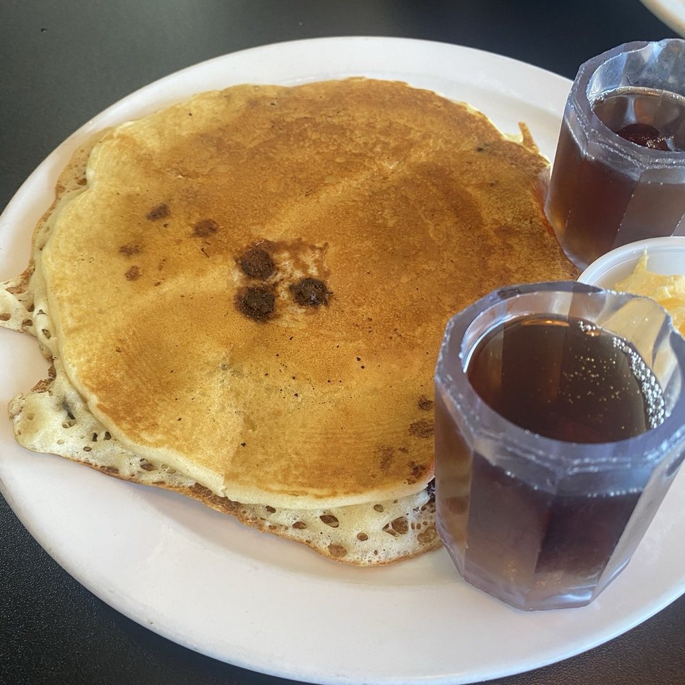 Pancake Palace - Chocolate chip pancake - Breakfast & Brunch Near Me - North Highlands, California Pancake Palace - Chocolate chip pancake - Breakfast & Brunch Near Me - North Highlands, California